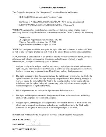 FREEDOMCOIN SCREENPLAY