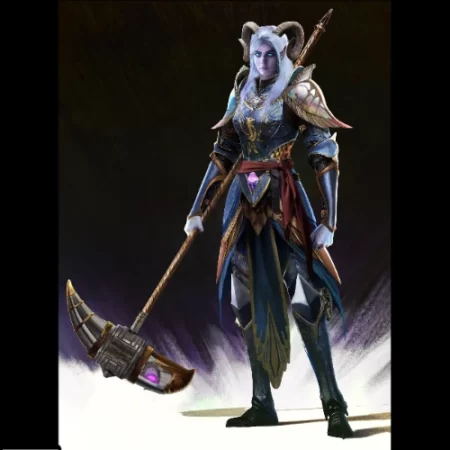 Tiefling Warrior - by Ed The Grey "Mythical Souls"